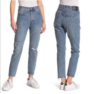 Limited Edition Levi’s 501 S Hi Rise Skinny Rainbow Button Fly 27